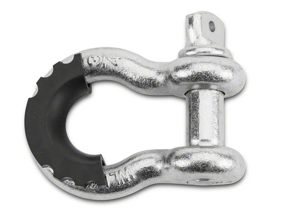 RedRock 3/4-Inch D-Ring Shackle with Isolator; Natural - Image 3