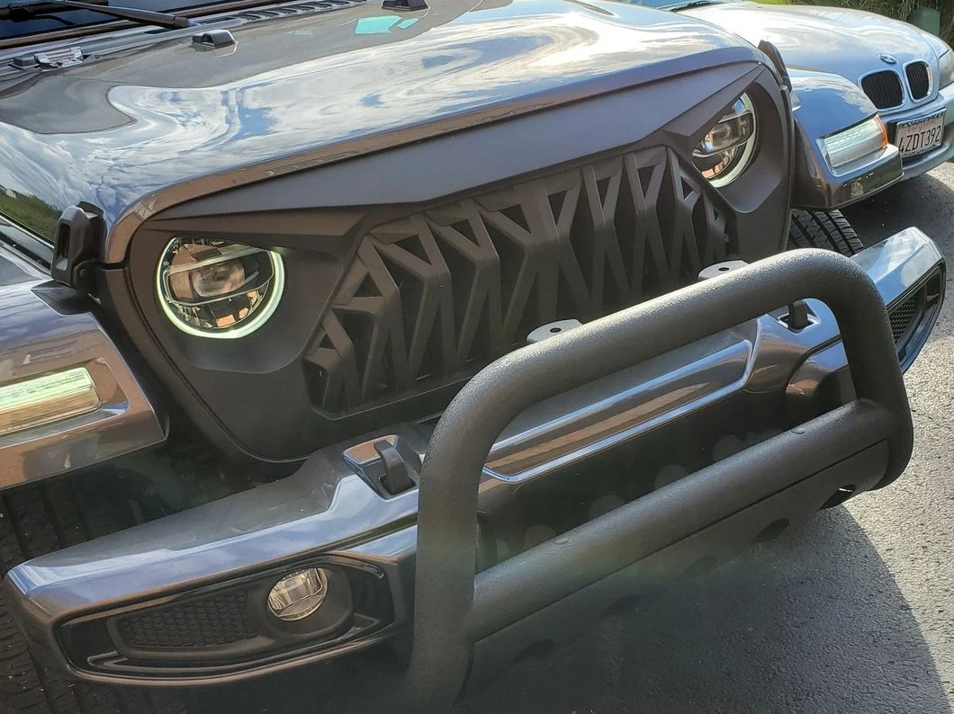 RedRock 3-Inch Bull Bar with Skid Plate; Textured Black (20-25 Jeep Gladiator JT, Excluding Mojave) - Image 11
