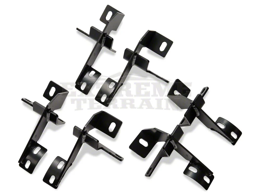 RedRock 3-Inch Round Curved Side Step Bars; Stainless Steel (07-18 Jeep Wrangler JK 4-Door) - Image 14