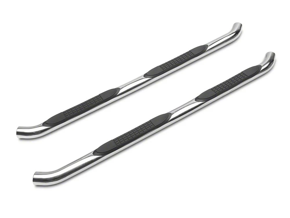 RedRock 3-Inch Round Curved Side Step Bars; Stainless Steel (18-25 Jeep Wrangler JL 4-Door) - Image 9
