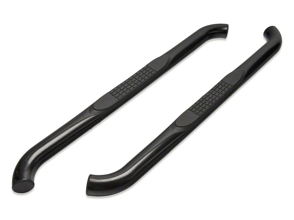 RedRock 3-Inch Round Curved Side Step Bars; Textured Black (07-18 Jeep Wrangler JK 2-Door) - Image 13