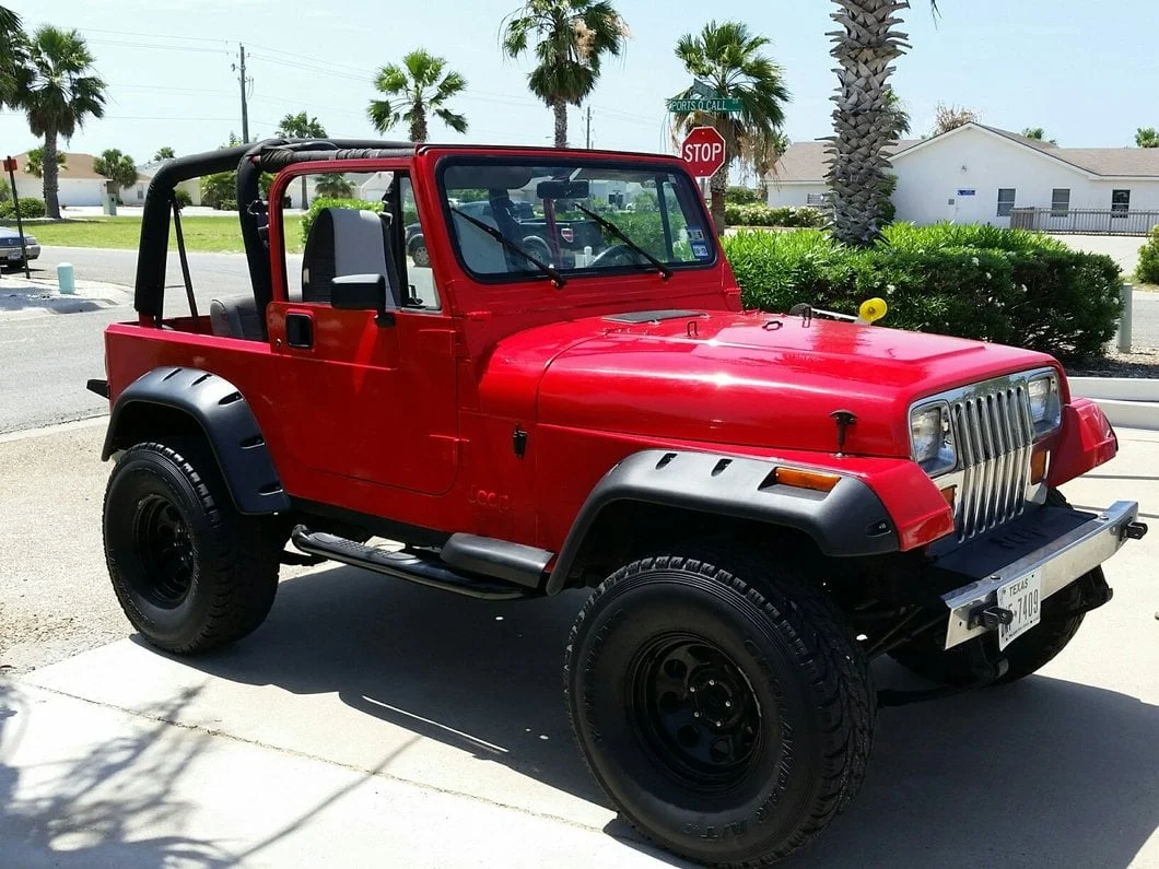 RedRock 3-Inch Round Side Step Bars; Semi-Gloss Black (87-06 Jeep Wrangler YJ & TJ, Excluding Unlimited) - Image 19