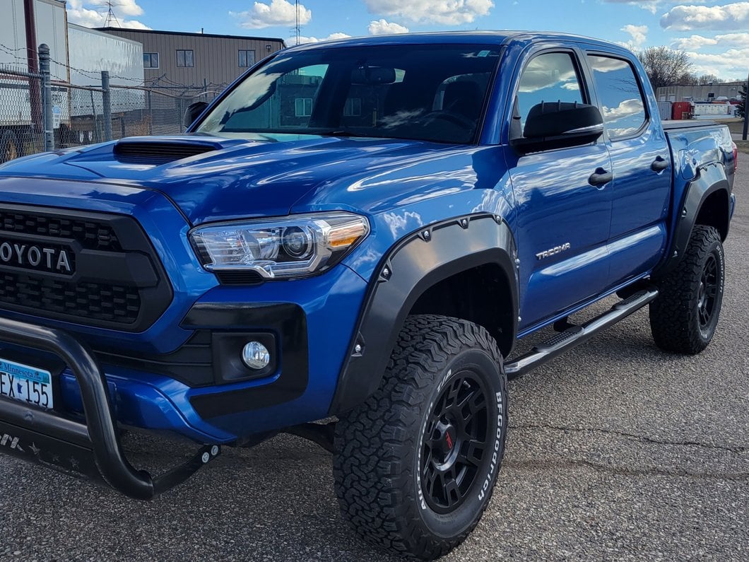 RedRock 3-Inch Side Step Bars; Black (05-23 Tacoma Double Cab) - Image 17
