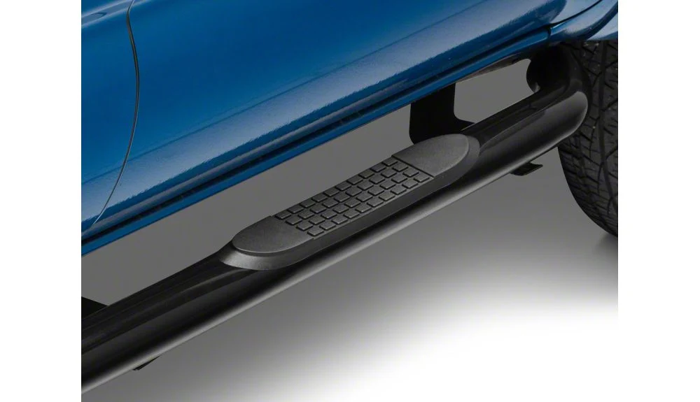 RedRock 3-Inch Side Step Bars; Black (05-23 Tacoma Double Cab) - Image 4