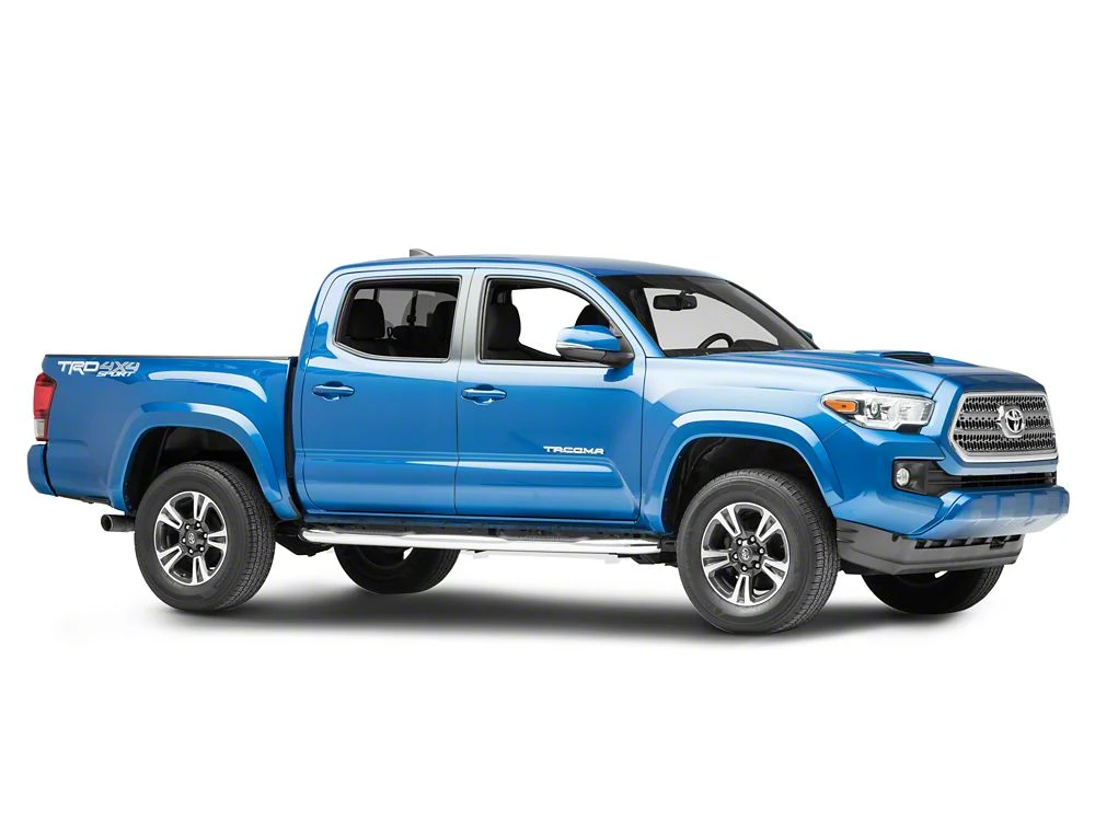 RedRock 3-Inch Side Step Bars; Stainless Steel (05-23 Tacoma Double Cab) - Image 4