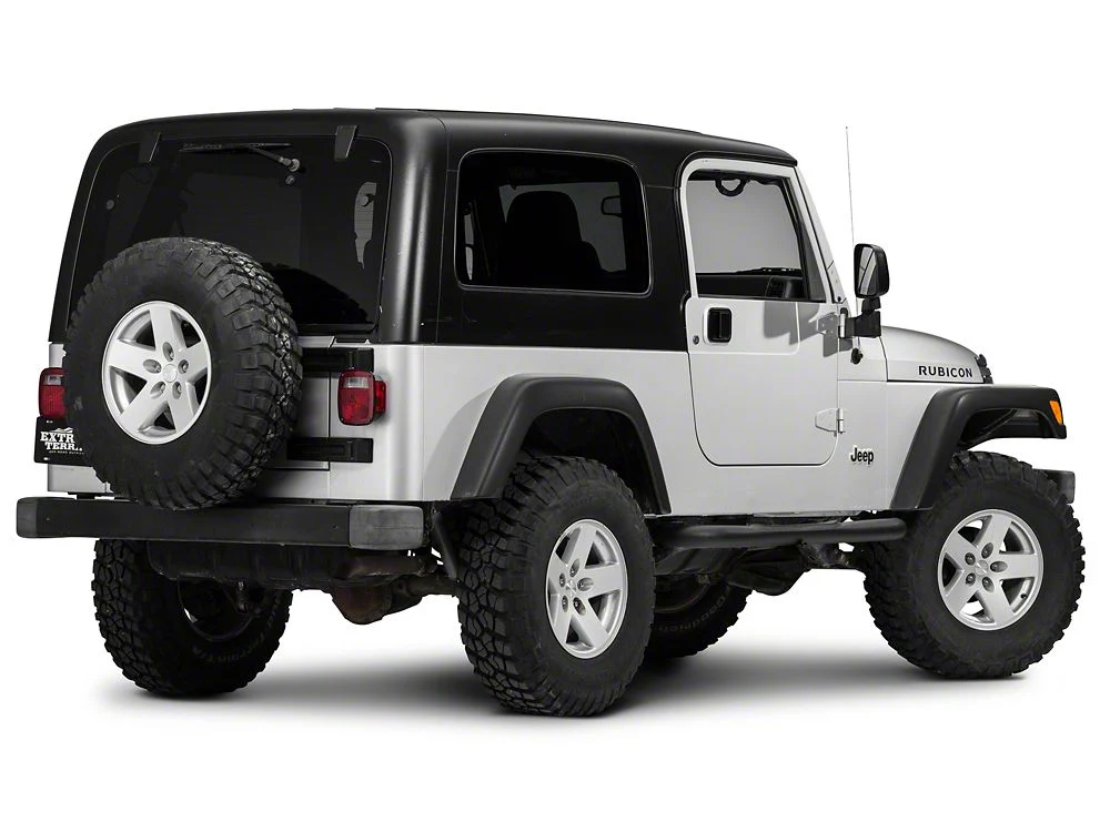 RedRock 3-Inch Side Step Bars; Textured Black (04-06 Jeep Wrangler TJ Unlimited) - Image 6