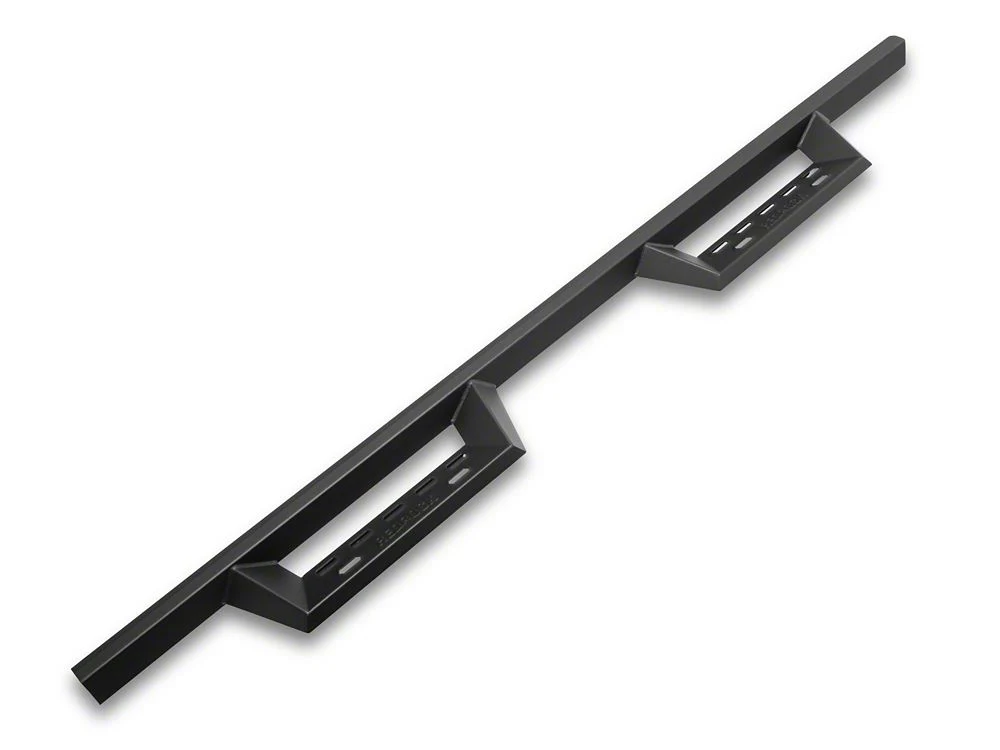 RedRock 4-Inch Drop TC1 Running Boards; Textured Black (07-19 Silverado 2500 HD Crew Cab) - Image 3