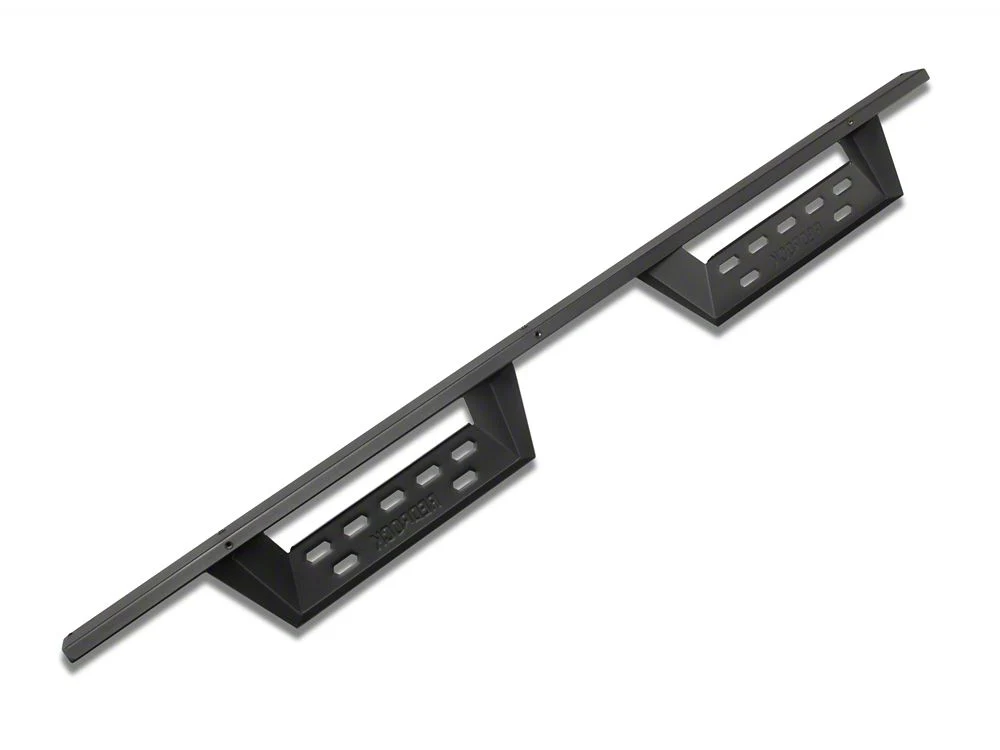 RedRock 4-Inch Drop TC1 Running Boards; Textured Black (07-19 Silverado 3500 HD Extended/Double Cab) - Image 4