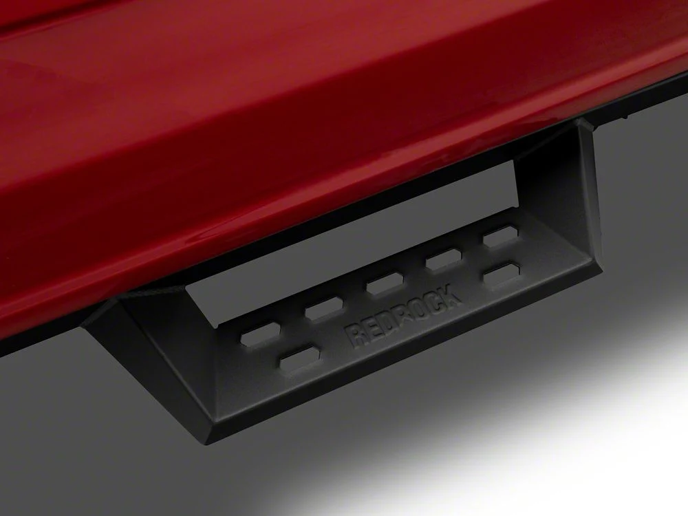 RedRock 4-Inch Drop TC1 Running Boards; Textured Black (15-25 F-150 SuperCrew) - Image 4