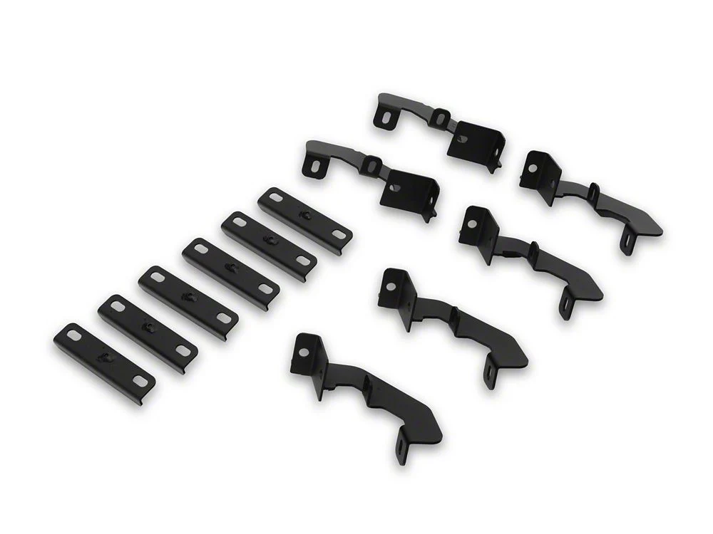 RedRock 4-Inch Drop TC1 Running Boards; Textured Black (17-25 F-350 Super Duty SuperCrew) - Image 6
