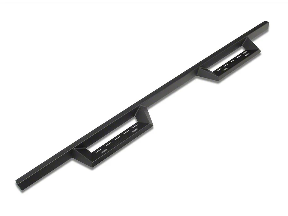 RedRock 4-Inch Drop TC1 Running Boards; Textured Black (19-25 Silverado 1500 Crew Cab) - Image 3