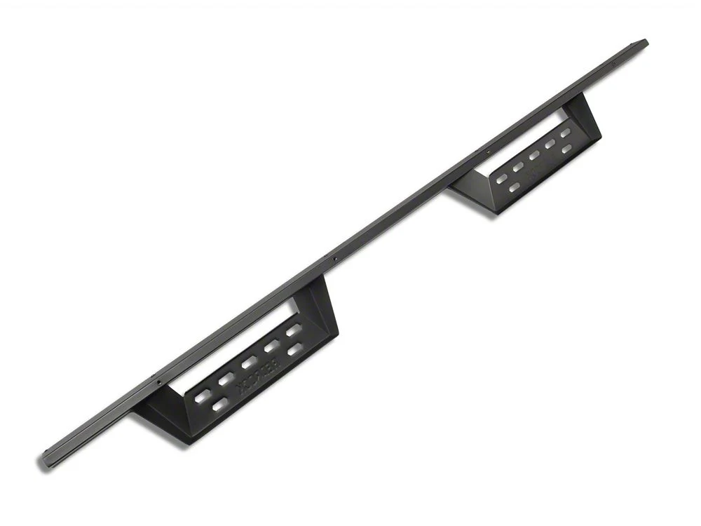 RedRock 4-Inch Drop TC1 Running Boards; Textured Black (19-25 Silverado 1500 Crew Cab) - Image 5