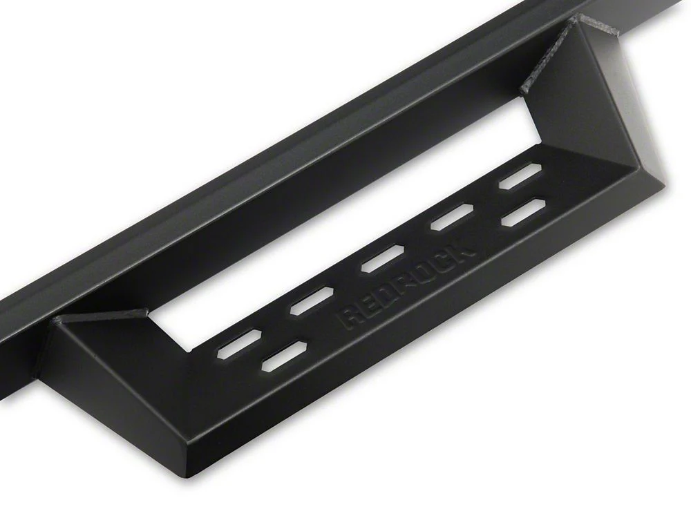 RedRock 4-Inch Drop TC1 Running Boards; Textured Black (19-25 Silverado 1500 Crew Cab) - Image 6