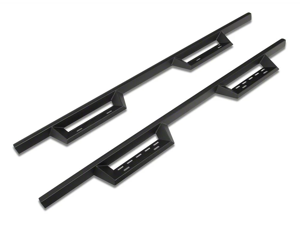 RedRock 4-Inch Drop TC1 Running Boards; Textured Black (20-25 Sierra 3500 HD Crew Cab) - Image 2