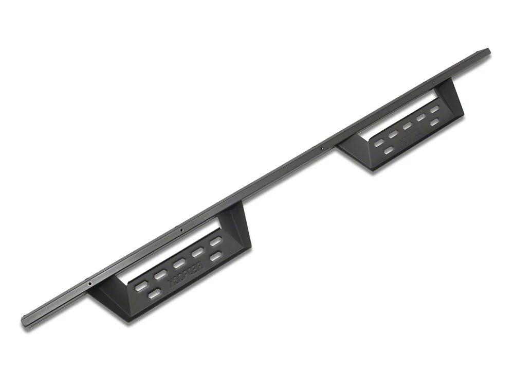 RedRock 4-Inch Drop TC1 Running Boards; Textured Black (20-25 Silverado 2500 HD Double Cab) - Image 4
