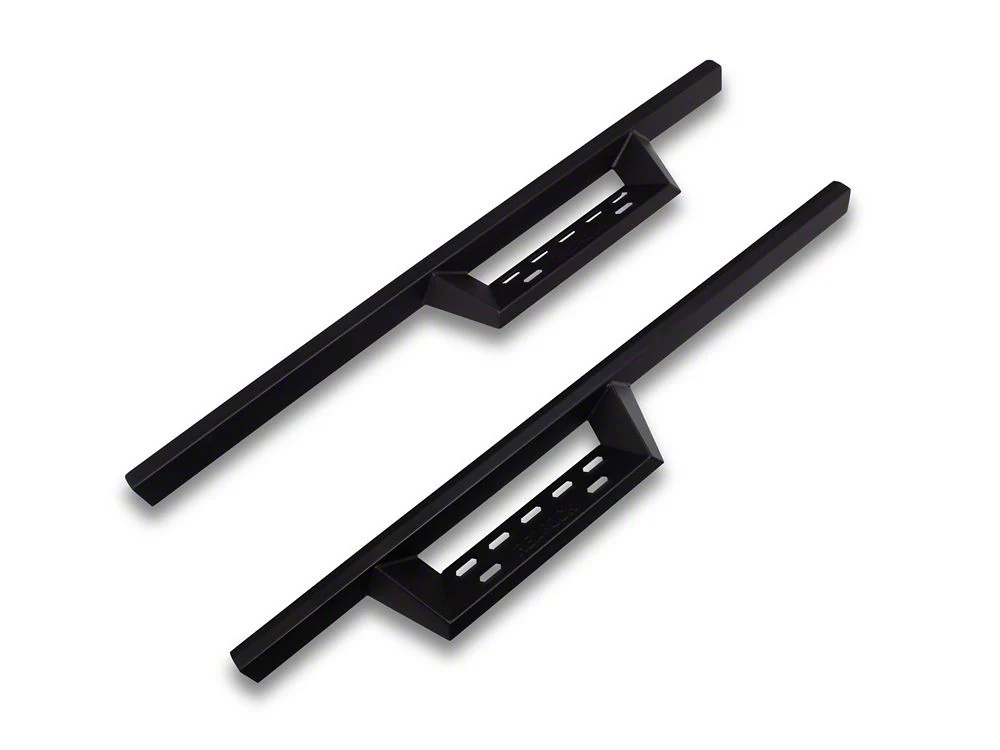 RedRock 4-Inch Drop TC1 Running Boards; Textured Black (20-25 Silverado 3500 HD Regular Cab) - Image 2