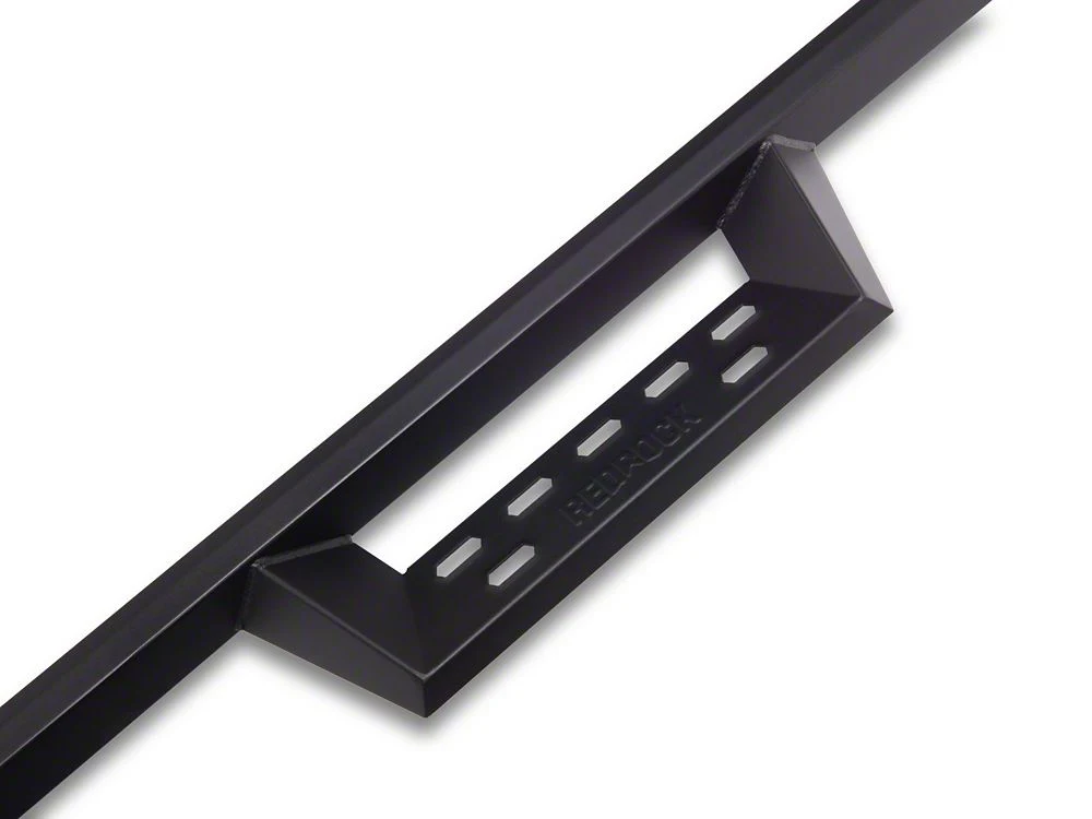 RedRock 4-Inch Drop TC1 Running Boards; Textured Black (20-25 Silverado 3500 HD Regular Cab) - Image 5