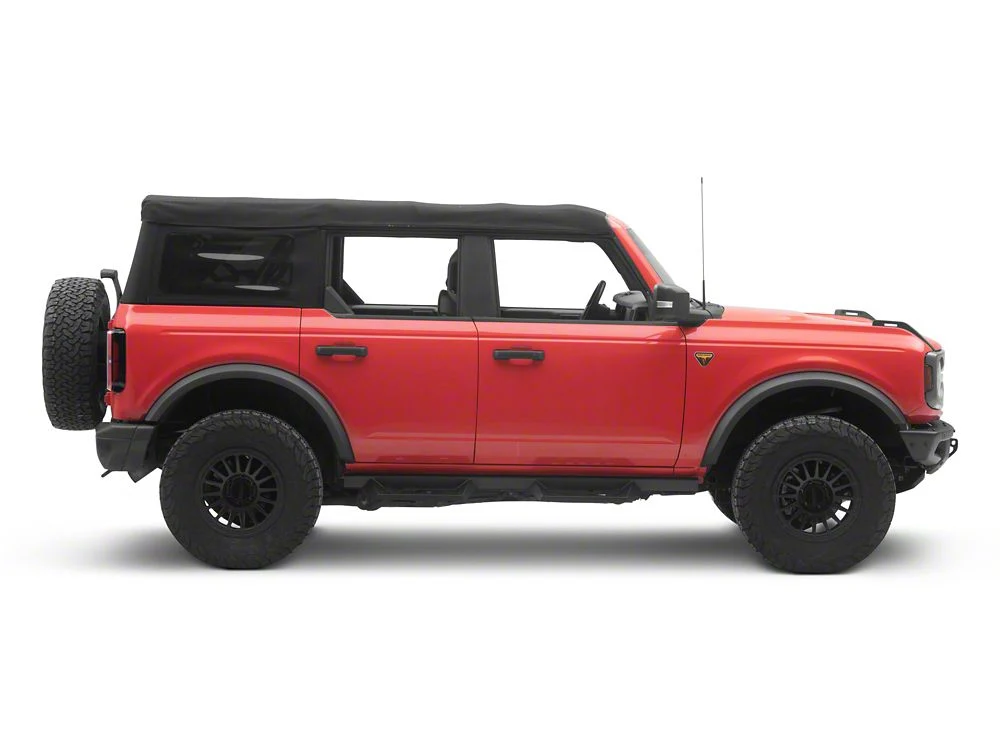 RedRock 4-Inch Drop TC1 Running Boards; Textured Black (21-25 Bronco 4-Door) - Image 11