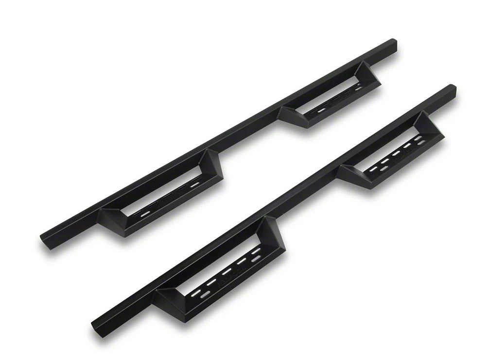 RedRock 4-Inch Drop TC1 Running Boards; Textured Black (22-25 Tundra Double Cab) - Image 2