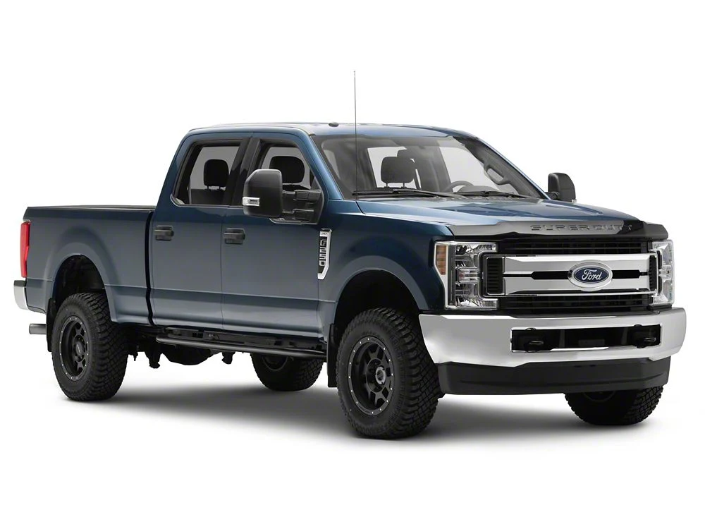 RedRock 4-Inch Oval Bent End Side Step Bars; Black (17-25 F-350 Super Duty SuperCrew) - Image 9