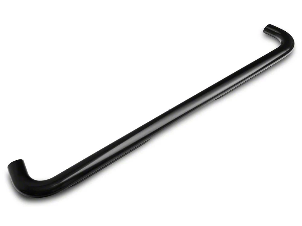 RedRock 4-Inch Oval Bent End Side Step Bars; Black (20-25 Silverado 3500 HD Crew Cab) - Image 5