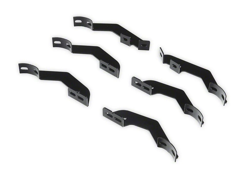 RedRock 4-Inch Oval Bent End Side Step Bars; Black (24-25 Tacoma Double Cab) - Image 9