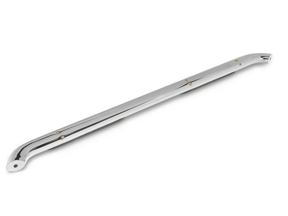 RedRock 4-Inch Oval Bent End Side Step Bars; Stainless Steel (17-25 F-350 Super Duty SuperCrew) - Image 5