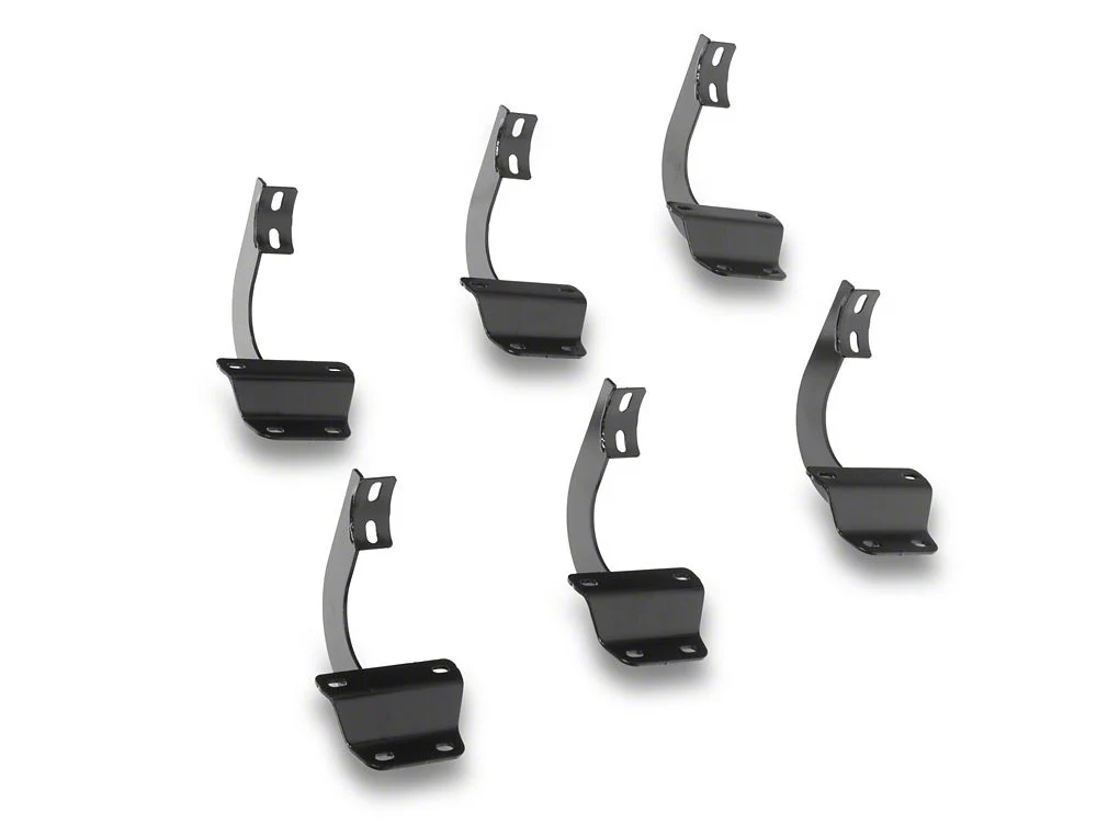 RedRock 4-Inch Oval Bent End Side Step Bars; Stainless Steel (17-25 F-350 Super Duty SuperCrew) - Image 6