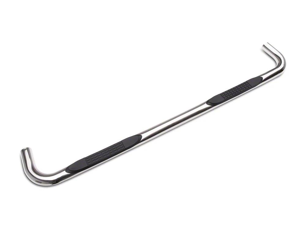 RedRock 4-Inch Oval Bent End Side Step Bars; Stainless Steel (20-25 Sierra 2500 HD Double Cab) - Image 2