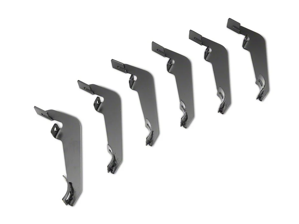 RedRock 4-Inch Oval Bent End Side Step Bars; Stainless Steel (20-25 Sierra 2500 HD Double Cab) - Image 4