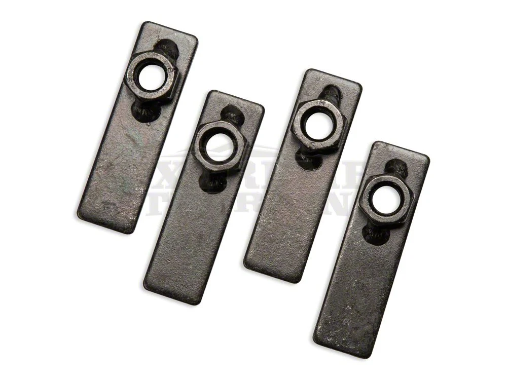 RedRock 4-Inch Oval Curved Side Step Bars; Semi-Gloss Black (07-18 Jeep Wrangler JK 2-Door) - Image 10