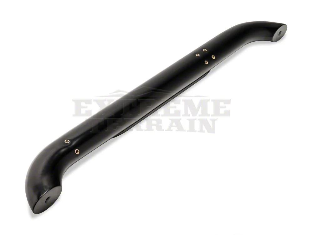 RedRock 4-Inch Oval Curved Side Step Bars; Semi-Gloss Black (07-18 Jeep Wrangler JK 2-Door) - Image 13