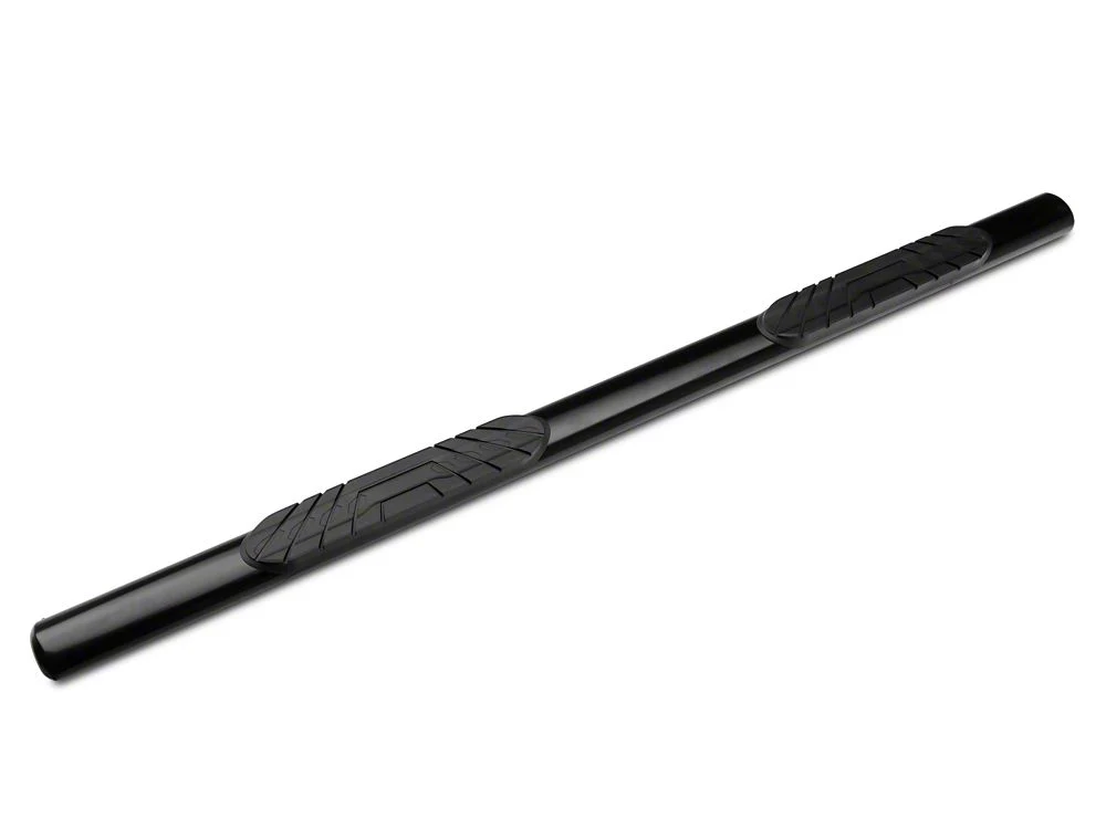 RedRock 4-Inch Oval Straight End Side Step Bars; Black (05-23 Tacoma Double Cab) - Image 7