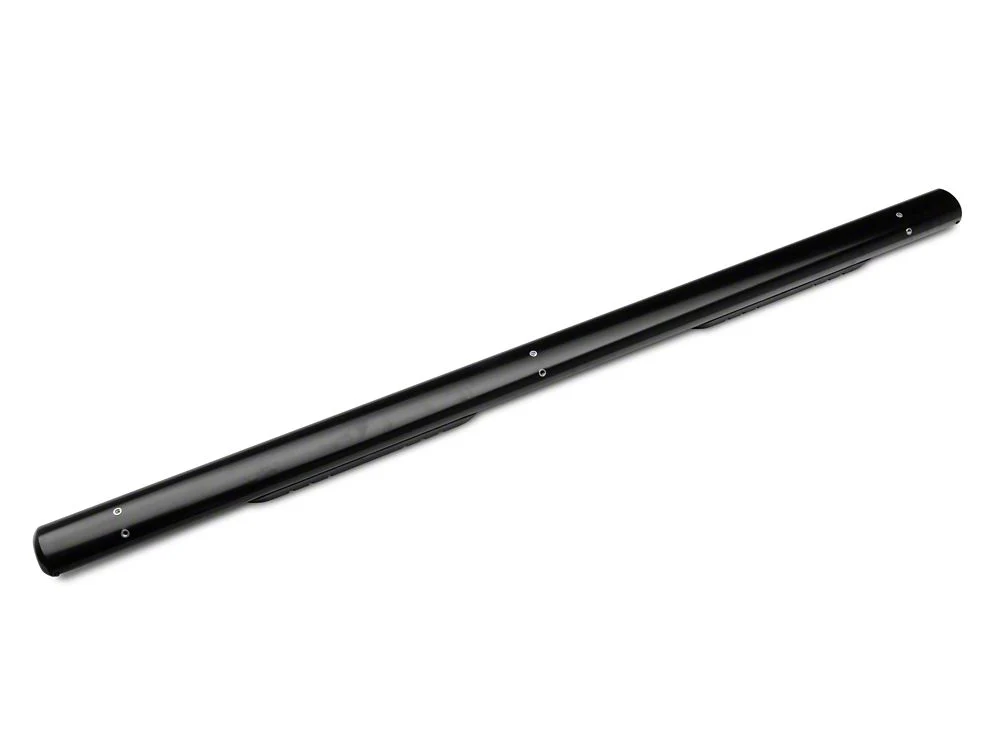 RedRock 4-Inch Oval Straight End Side Step Bars; Black (05-23 Tacoma Double Cab) - Image 8