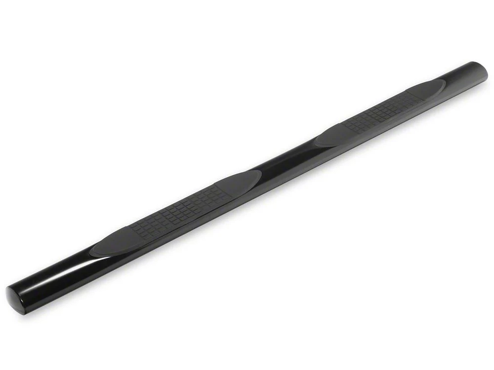 RedRock 4-Inch Oval Straight End Side Step Bars; Black (19-25 RAM 1500 Quad Cab) - Image 3