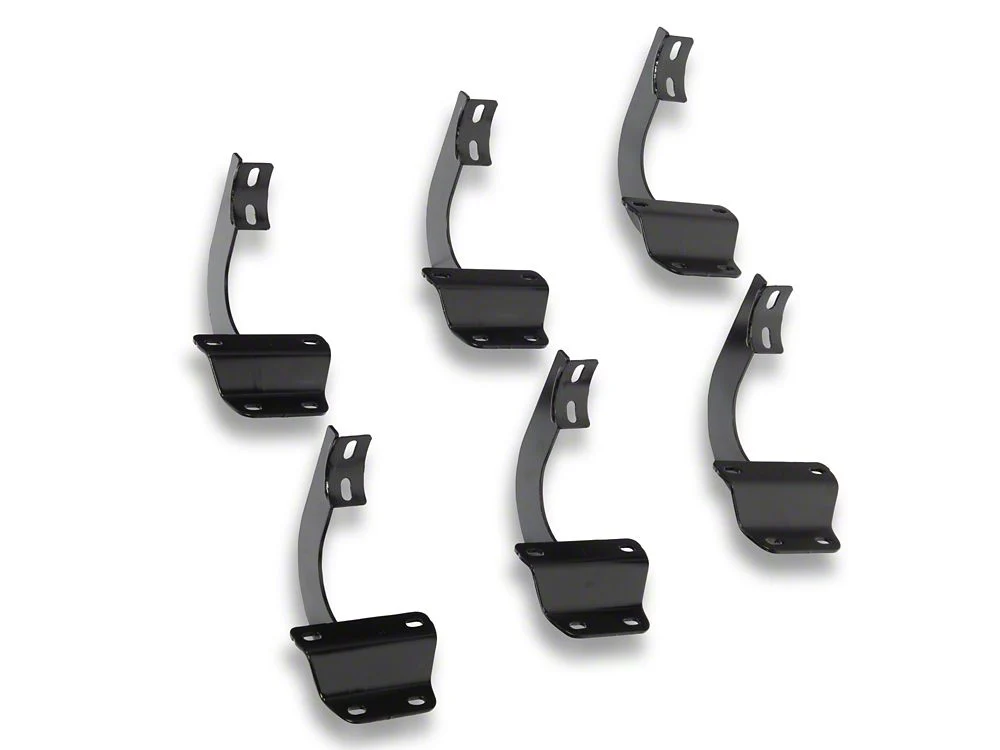 RedRock 4-Inch Oval Straight End Side Step Bars; Stainless Steel (17-25 F-250 Super Duty SuperCrew) - Image 6