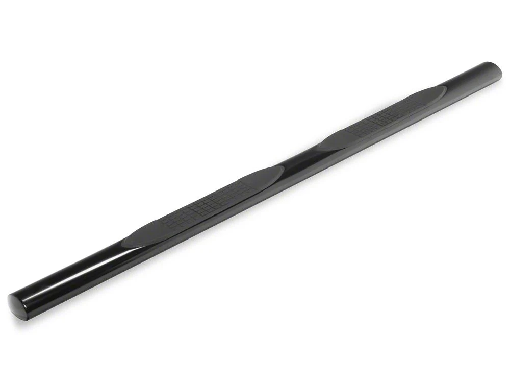RedRock 4-Inch Oval Straight Side Step Bars; Black (17-25 F-250 Super Duty SuperCab) - Image 3