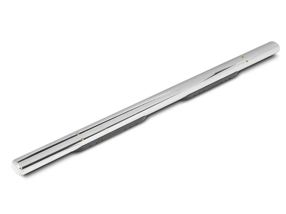 RedRock 4-Inch Oval Straight Side Step Bars; Stainless Steel (17-25 F-350 Super Duty SuperCab) - Image 4