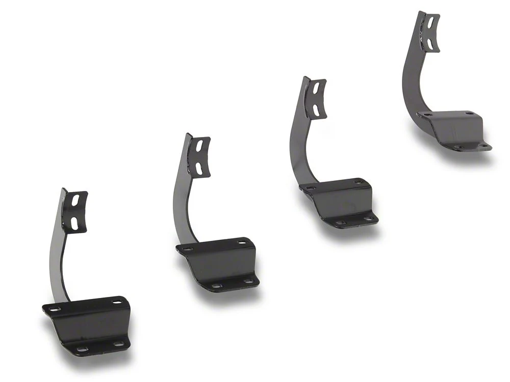 RedRock 4-Inch Oval Straight Side Step Bars; Stainless Steel (17-25 F-350 Super Duty SuperCab) - Image 5