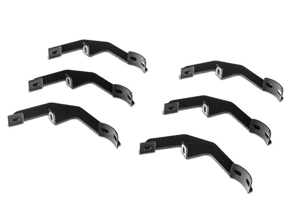 RedRock 4-Inch Oval Straight Side Step Bars; Stainless Steel (19-25 Silverado 1500 Double Cab) - Image 5