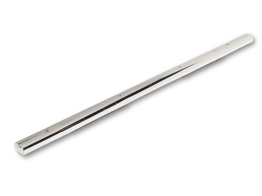 RedRock 4-Inch Oval Straight Side Step Bars; Stainless Steel (20-25 Sierra 2500 HD Crew Cab) - Image 4