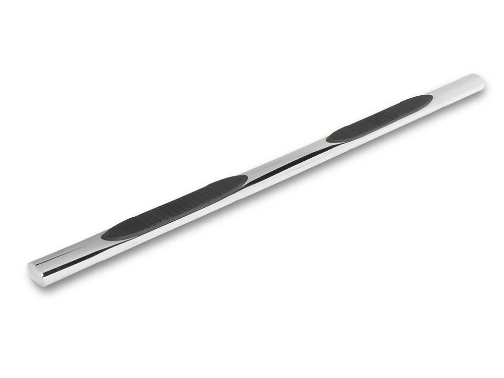RedRock 4-Inch Oval Straight Side Step Bars; Stainless Steel (20-25 Sierra 3500 HD Crew Cab) - Image 3