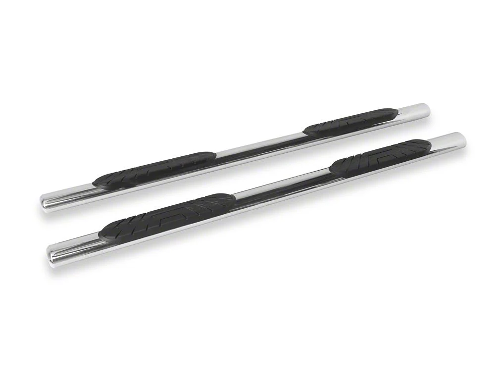 RedRock 4-Inch Oval Straight Side Step Bars; Stainless Steel (24-25 Tacoma Double Cab) - Image 6