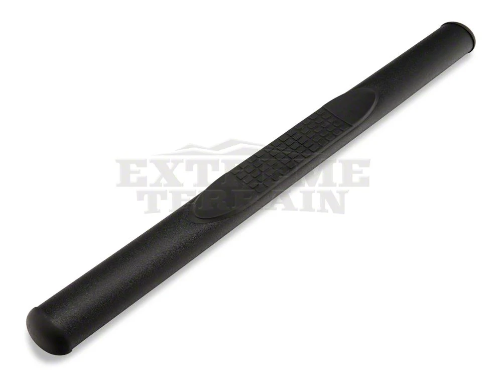 RedRock 4-Inch Oval Straight Side Step Bars; Textured Black (07-18 Jeep Wrangler JK 2-Door) - Image 12