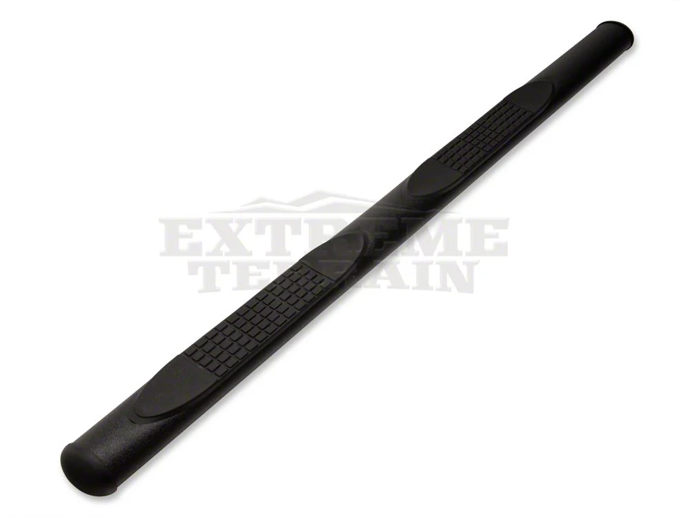 RedRock 4-Inch Oval Straight Side Step Bars; Textured Black (07-18 Jeep Wrangler JK 4-Door) - Image 7