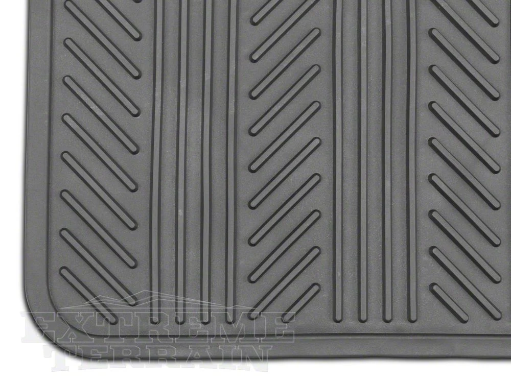 RedRock 4-Piece All-Weather Floor Mats; Black (Universal; Some Adaptation May Be Required) - Image 6