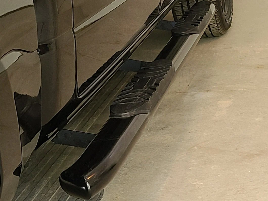 RedRock 5-Inch Oval Bent End Side Step Bars; Black (19-25 RAM 1500 Crew Cab) - Image 18