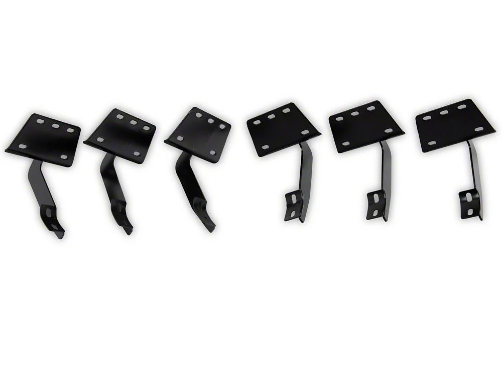 RedRock 5-Inch Oval Bent End Side Step Bars; Black (19-25 RAM 1500 Crew Cab) - Image 6