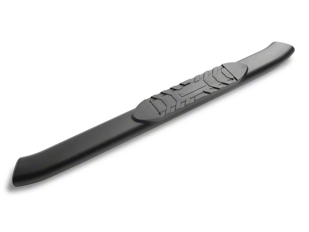 RedRock 5-Inch Oval Bent End Side Step Bars; Black (21-25 Bronco 2-Door) - Image 3