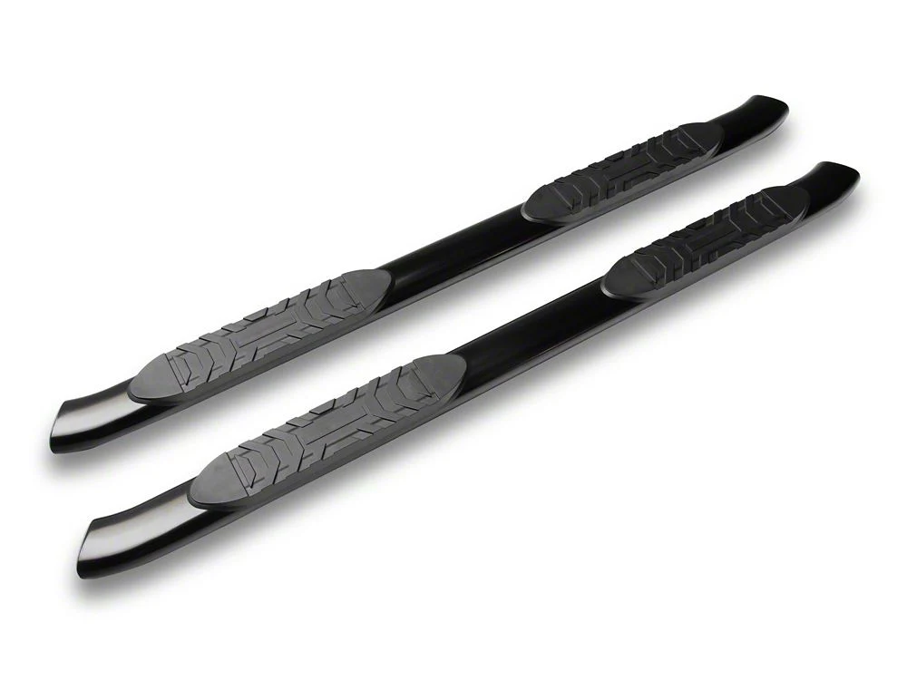 RedRock 5-Inch Oval Bent End Side Step Bars; Black (24-25 Tacoma Double Cab) - Image 5